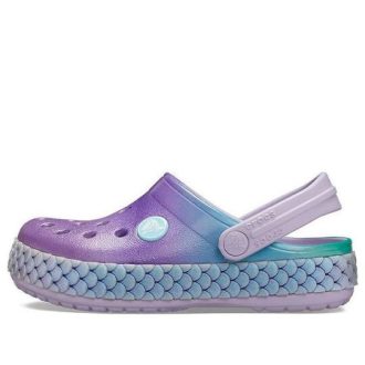 Crocs (GS) Crocband Rainbow Glitter Band Clogs „Lila Blau“ 206344-530