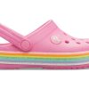 Crocs (GS) Crocband Rainbow Glitter Clogs „Pink“ 206151-669