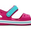 Crocs (GS) Crocband Riemenverschluss Sandalen „Pink Blue“ 12856-6LH