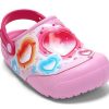 Crocs (GS) Fun Lab Heart Lights Clogs „Pink Blau“ 205648-6I2