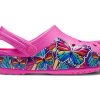 Crocs (GS) Fun Lab Multi Butterfly Band Light Clogs „Pink Blue“ 206158-6QQ