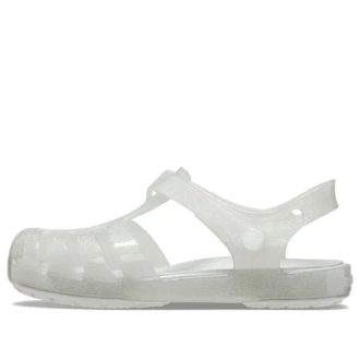 Crocs (GS) Isabella Glitter Sandalen „Weiß“ 208444-0IC