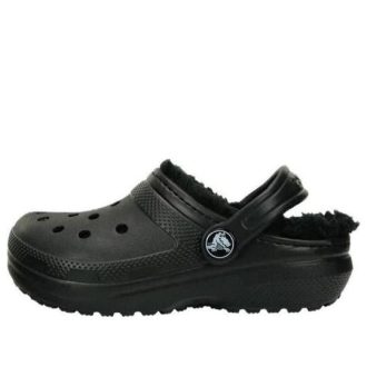 Crocs (GS) Kinder Classic Gefütterte Clogs „Schwarz“ 207010-060