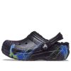 Crocs (GS) Klassischer Clog mit Flaumfutter „Black Lightning“ 207322-0C4