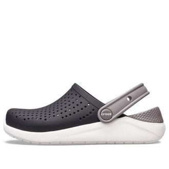 Crocs (GS) LiteRide Clogs „Schwarz Grau Weiß“ 205964-066