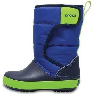 Crocs (GS) LodgePoint Schneestiefel „Royal Blue“ 204660-4HD