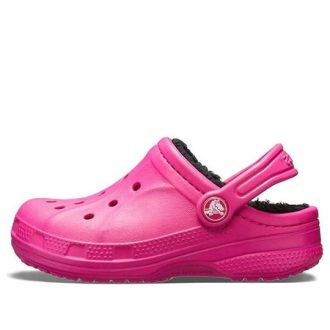 Crocs (GS) Ralen gefütterte Clogs „Candy Pink Black“ 16245-6X1