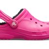 Crocs (GS) Ralen gefütterte Clogs „Candy Pink Black“ 16245-6X1