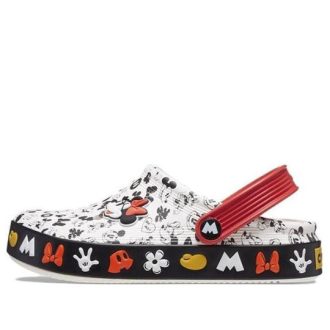 Crocs (GS) x Mickey Off Court Clogs „Weiß Schwarz Rot“ 208850-100