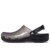 Crocs Jelly Crocs Transparente schwarze Unisex-Sandalen 206908-001