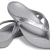 Crocs Kadee II Minimalistic Cozy Sports Hausschuhe Unisex Silber 207314-040