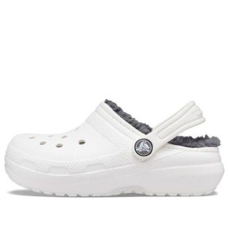 Crocs Kinder Crocs Classic Clog Sportsandalen „Weiß Grau“ 203506-10M