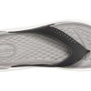 Crocs LiteRide Beach Flip-Flops Schwarz Grau „Black Grey“ 205182-05M