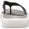 Crocs LiteRide Beach Flip-Flops Schwarz Grau „Black Grey“ 205182-05M