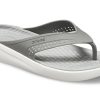 Crocs LiteRide Beach Graue Hausschuhe 205182-06J