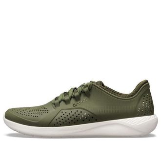 Crocs Literide Pacer „Armeegrün Weiß“ 204967-37P