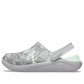 Crocs LiteRide Printing Sandalen Grau Grün 206491-3TO