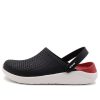 Crocs LiteRide Schwarze Sandalen „Schwarz Weiß“ 204592-066