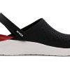 Crocs LiteRide Schwarze Sandalen „Schwarz Weiß“ 204592-066