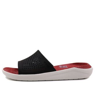 Crocs LiteRide Slides „Rot Schwarz Weiß“ 205183-066