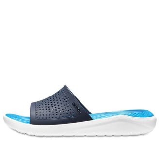 Crocs LiteRide Tiefblaue Hausschuhe 205183-462