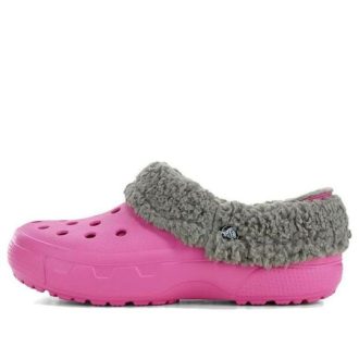 Crocs Mammoth EVO gefütterte Clogs „Pink Grey“ 12878-626