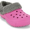 Crocs Mammoth EVO gefütterte Clogs „Pink Grey“ 12878-626