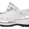 Crocs Mega Crush Clogs „Weiß Silber“ 209357-100