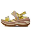 Crocs Mega Crush Retro Blumensandalen „Vanilla Cork“ 208966-1LQ