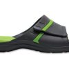 Crocs Modi Freizeitschuh Unisex Schwarz Grün 204144-0A1