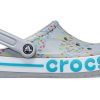 Crocs Printing Beach Unisex Grau Blau Sandalen „Grey Blue“ 206232-0ES
