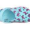 Crocs (PS) 4 Printing Outdoor Flache Ferse Strand Sport Blau Sandalen 206178-4O9