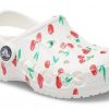Crocs (PS) Baya Graphic Clogs „Weiße Kirsche“ 207017-1F6