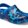 Crocs (PS) Camouflage Printing Beach Blaue Sandalen 205813-4JL