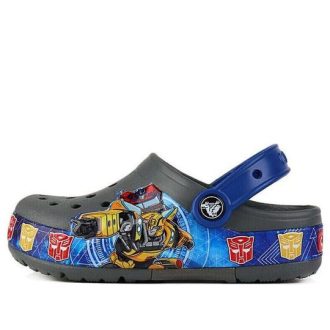 Crocs (PS) CFL Transformers Bnd Lt Slate Graffiti Outdoor Casual Graue Sandalen 205501-0DA