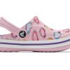 Crocs (PS) Classic Clog Mehrfarbiger Musterschuh Rosa 207020-6GD