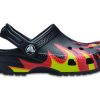 Crocs (PS) Classic Flame Broiled Clog „Schwarz Rot Grün“ 206629-0X9