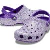 Crocs (PS) Classic Glitter Clog „Lila“ 206993-573