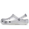 Crocs (PS) Classic Metallic Clog „Silber Metallic“ 209196-0P1