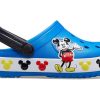 Crocs (PS) Disney Mickey Outdoor Flacher Absatz Sport Blau Sandalen 206307-4JL