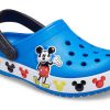 Crocs (PS) Disney Mickey Outdoor Flacher Absatz Sport Blau Sandalen 206307-4JL