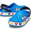 Crocs (PS) Disney Mickey Outdoor Flacher Absatz Sport Blau Sandalen 206307-4JL