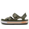 Crocs (PS) Flache, lässige Sandalen in Armeegrün, 14854-309