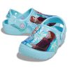 Crocs (PS) Frozen Printing Outdoor Flache Ferse Sport Blau Sandalen 207078-4O9
