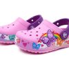 Crocs (PS) Funny Butterfly Outdoor Flacher Absatz Sport Rosa Sandalen 205649-6I2