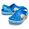 Crocs (PS) Funny Shark Kleine Crocs Outdoor Flacher Absatz Strandsport Blaue Sandalen 206704-4JL