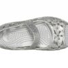 Crocs (PS) Isabella Flower Flat „Silber“ 205461-040