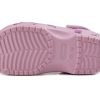 Crocs (PS) Klassische Clogs mit Schmetterlingsmuster, für draußen, flacher Absatz, Sport-Sandalen in Rosa, 206414-6GD