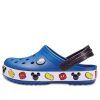 Crocs (PS) Kleine Crocs Mickey Cozy rutschfeste Sport-Sandalen in Blau 204992-4GX