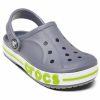 Crocs (PS) Kleine Crocs Outdoor Beach Sports Grau-Grüne Sandalen „Grey Green“ 205100-025
